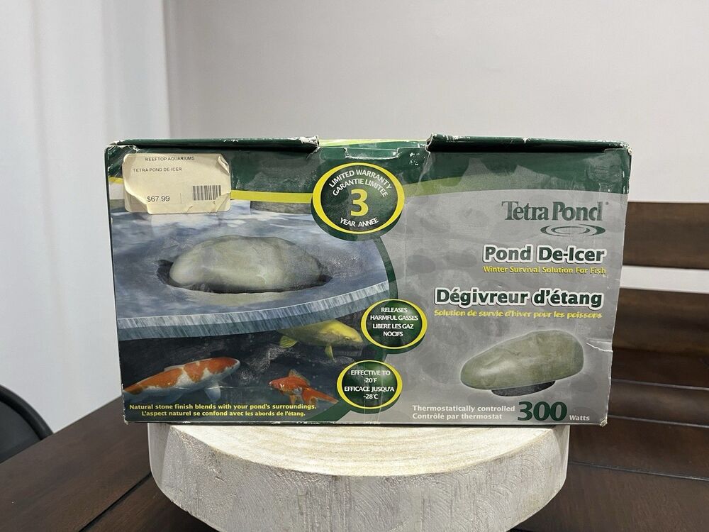 TetraPond 300 Watt Pond De-Icer Floating Heater Complete with Manual WORKING